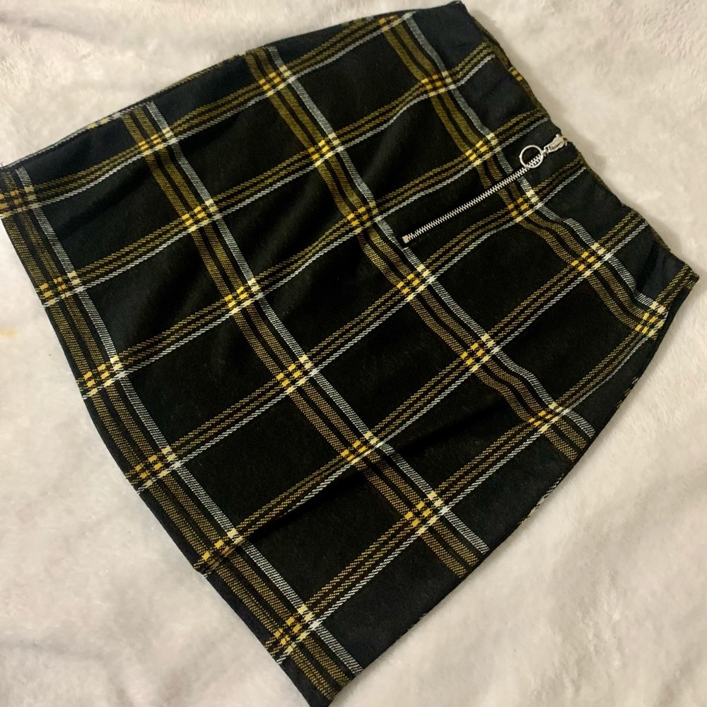Yellow plaid shirt